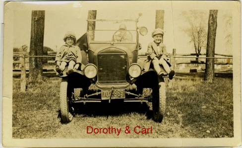 18- dorothy carl on car